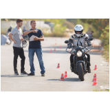curso de pilotagem de moto Parque Gerassi